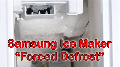 samsung fridge ice maker defrost|How To Defrost Samsung Ice Maker (Video Guide)